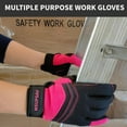 thumbnail image 4 of Thorn Proof&Puncture Resistant Gardening Gloves with Grip,Garden Glove for Women, Leather Yard Work Gifts, 4 of 5