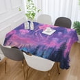 thumbnail image 2 of Yayeee Tablecloths for Rectangular Tables 60 x 108 inch Party Table Cover, Neon Jellyfish, 2 of 6
