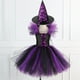 thumbnail image 4 of Disfraz de bruja con sombrero para niña, disfraz de Carnaval de fantasía, ropa de fiesta para niños, vestido de tutú esponjoso, actuación escolar, 2024, 4 of 5