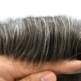 thumbnail image 2 of Mens Toupee Hairpieces Lace Front Human Hair Replacement System Skin PU Men's Wig Units 7X9 #220, 2 of 6