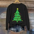 thumbnail image 1 of Taylonsss Chandail en Molleton de Noël à Col Rond pour Femmes Manches Longues Chandail Décontracté pour Hiver et Printemps Usage Quotidien, 1 of 5