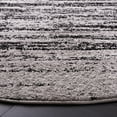 thumbnail image 3 of SAFAVIEH Adirondack Esmond Striped Area Rug, Silver/Black, 10' x 10' Round, 3 of 9