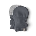 thumbnail image 3 of Goumikids Soft Organic Stay On No Scratch Baby Infant Mittens, 0-3M Midnight, 3 of 7