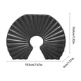 thumbnail image 3 of Plastic Vase Ornament, Wuztai Lightweight Durable Plastic Vase, 9.64x7.28x1.57 Inch Tabletop Vase for Dry Flowers Pampas Coffee Table Desk Shelf Decor, Black, 3 of 6