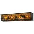 thumbnail image 2 of Meyda Tiffany 56201 Moose At Lake 31" Wide Bath Bar - Brown, 2 of 4