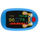 thumbnail image 1 of Oxímetro de pulso de la yema del dedo de los niños pediátricos azules de Oled Monitor de oxígeno de sangre Spo2, 1 of 3