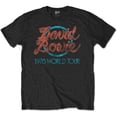 thumbnail image 1 of David Bowie Unisex T-Shirt 1978 World Tour, 1 of 3