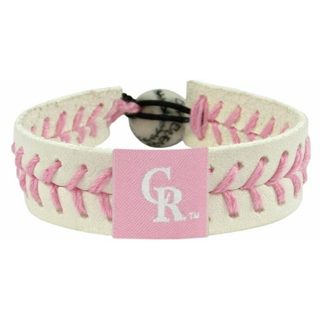 Colorado Rockies Bracelet Baseball Rose