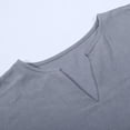 thumbnail image 6 of Men Summer Tops Men Compression Shirts Long Sleeve Tee Summer Tops for Casual Size Open Mens Tall Short Sleeve Shirts Spandex Fitted Raglan Tunic Mens T Shirt Short Tissue Tees Long Light Gray L, 6 of 8
