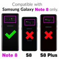 thumbnail image 1 of Case for Samsung Galaxy Note-8, Phone Case Leather, Case Flip Case Magnetic Leather Case Protective Cover, 1 of 6