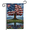 B, variant on XaaKee Garden Flags, Washington Dome Festivities Patriotic Landscape Garden Flag, Double-sided High-Quality White Linen Spring Garden Flag for Yard Lawn Decoration, 12x18Inch