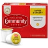 Community Coffee Coffee & Chicory 36 Count Coffee Pods, Medium-Dark Roast, Compatible With Keurig 2.0 K-Cup Brewers, 12 Count (Pack Of 3)