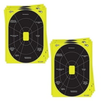 Ez Aim Splash Reactive Paper Shooting Targets by Allen Company, Firearm Trainer, 12"W x 18"H, 8-Pack, Multi-Color, 2 Pack