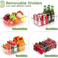 thumbnail image 2 of Clear Plastic Storage Bins with Removable Dividers, 2 of 5