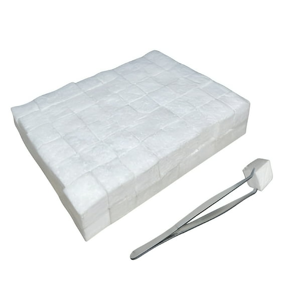 HIBIBUD 96 Pcs Small Ceramic Wool Wick for Tabletop Flame Pit Bonfire Alcohol Absorption Reusable Carbon Felt Wick Suitable for Ethanol Fireplace Fuel Bioethanol Fuel