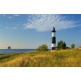 thumbnail image 2 of Majchrowicz, Alan 18x13 Black Ornate Wood Framed with Double Matting Museum Art Print Titled - Big Sable Point Lighthouse on the eastern shore of Lake-Michigan Ludington State Park-Michigan, 2 of 4