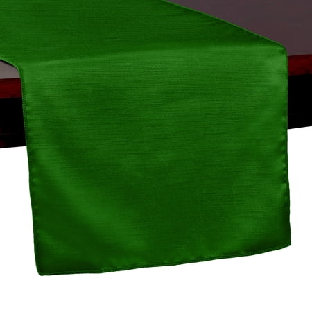 Ultimate Textile Reversible Shantung Satin - Majestic 14 x 108-Inch Table Runner