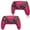 Red+Red, variant on Turpow LED Wireless Controller for P5, 2-Pack 7 Light Colors Compatible with P5 Pro/Slim/PC, Dual Vibration, 3.5mm Audio Jack,Macro/Turbo Function, 6-Axis Motion Contro Gamepad with Speaker