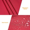 thumbnail image 2 of CHYVARY 10 x 7 ft LED Outdoor Patio Rectangle Aluminum Frame Table Umbrellas for Deck,Garden and Poolside,Red, 2 of 9