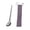 Gray-A, variant on Nnndbs Titanium Long Handle Spoon Ultralight Portable Camping Spork with Carry Sack for Backpacking Hiking Outdoor Picnic, Silver