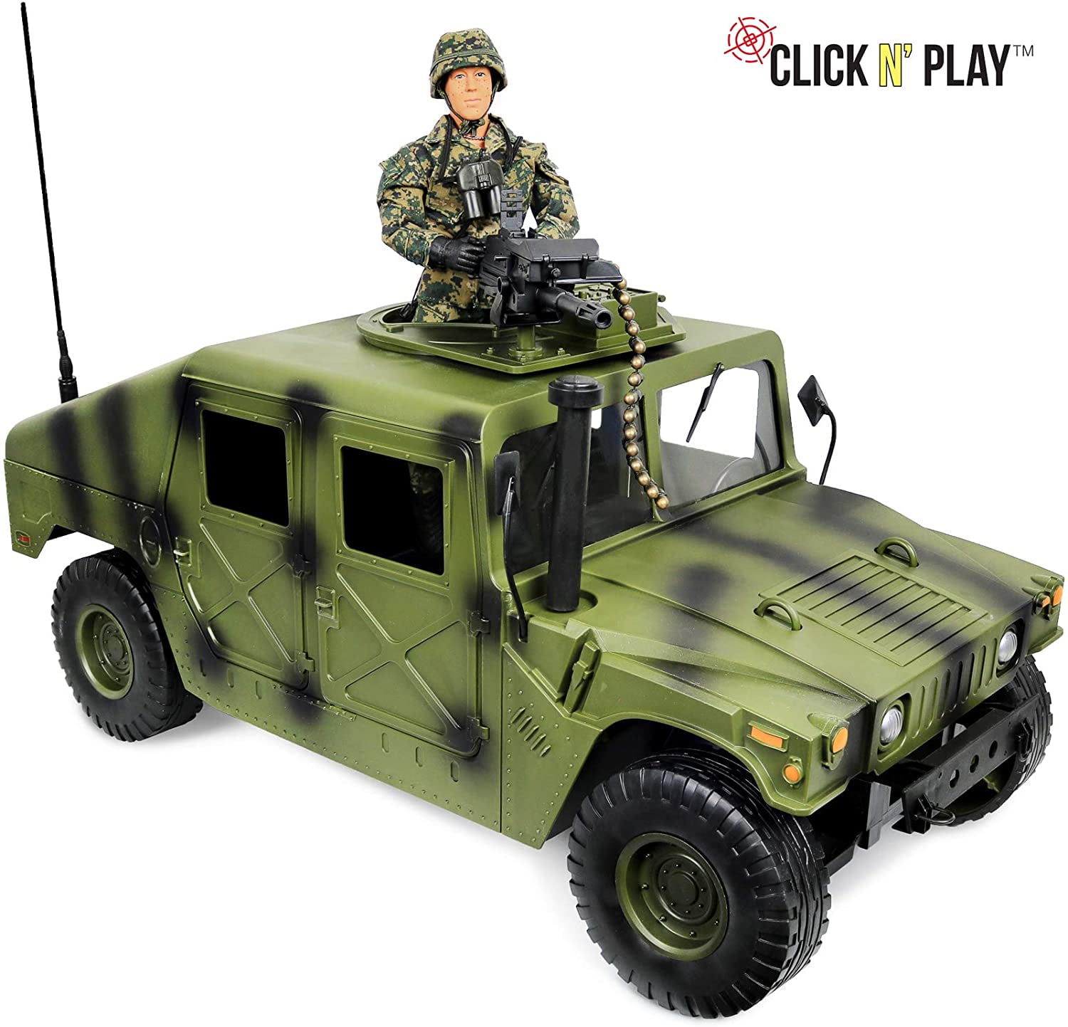 Click N Play Military Jumbo 12 Long Humvee Vehicle Action Figure Play Set With Accessories Cnp Walmart Com Walmart Com Click N Play Military Jumbo 12 Long Humvee Vehicle Action Figure Play Set With Accessories Cnp Walmart Com Walmart Com