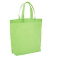 thumbnail image 4 of 10 Pack Reusable Tote Bags with Handles for Shopping, Bulk Cloth Bags for Groceries (15x12.5 in, 5 Assorted Colors), 4 of 10