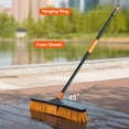 thumbnail image 4 of Escoba de empuje CLEANHOME de 24 pulgadas para exteriores con mango de 165 cm, 4 of 6