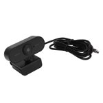 USB Webcam, USB2.0 Webcam 180° Maximum Angle Adjustable Base  For Online Course Teaching For Live Broadcast For Video Conferencing