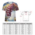 thumbnail image 2 of Fruit Purple Grapes Women's Short Sleeve Tops Casual Blouses T Shirt, 2 of 6