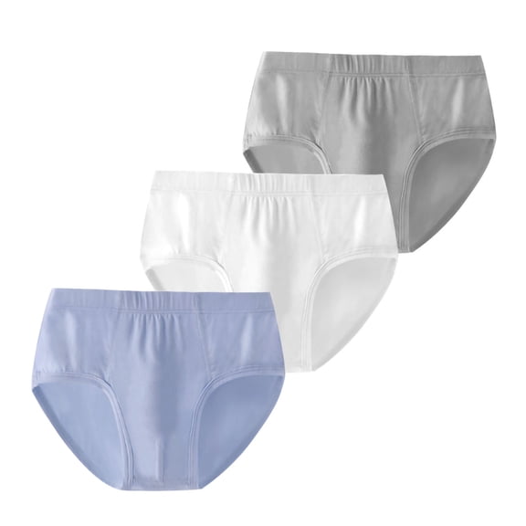 akafmk Boys 3-Pack Boxers Briefs Cottons Breathable Soft Stretch Everyday Underwears for Growing Young Boys Kids
