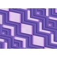 thumbnail image 1 of Ahgly Company Machine Washable Indoor Rectangle Transitional Purple Amethyst Purple Area Rugs, 6' x 9', 1 of 7