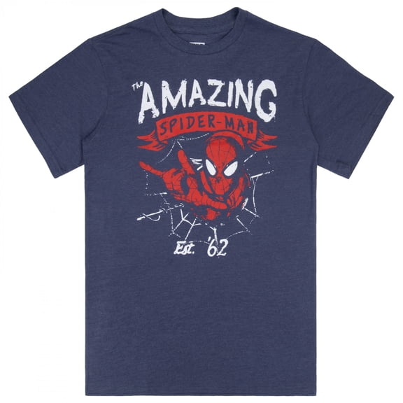 Spider-man Established '62 Amazing Graphic T-Shirt-Small