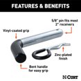 thumbnail image 3 of CURT 21510 Attelage de Remorque 5/8 Pouce avec Goupille et Clip, Compatible avec Tubes Récepteurs de 2 Pouces, 3 of 7