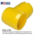 thumbnail image 3 of FORMUFIT PVC Fitting, Slip Slip Tee Hinge, Furniture Grade, 1/2” Size, Yellow, 10-Pack (F012STE-YE-10), 3 of 7