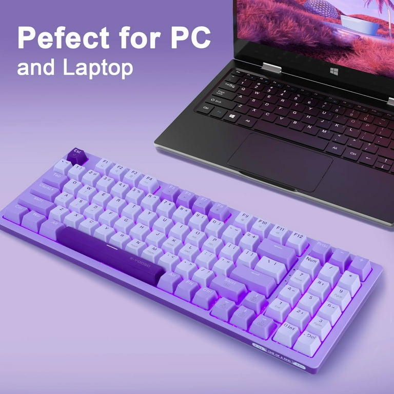 E-YOOSO Wired Mechanical Gaming Keyboard, Compact 94-Key E-YOOSO Wired Mechanical Gaming Keyboard, Compact 94-Key
