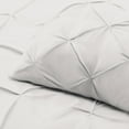 thumbnail image 4 of Nestl Pinch Pleated Comforter, Twin/Twin XL Comforter Set, White, 4 of 6