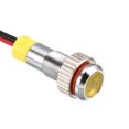 thumbnail image 5 of Uxcell Signal Indicator Light AC/DC 110V 6mm/0.24'' Yellow LED Metal Shell, 5 of 5