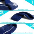 thumbnail image 2 of Miaocao 3 Pack Men & Women Sweatband Headband Terry Cloth Moisture Wicking for Sports Tennis Gym Work Out, 2 of 5