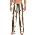 thumbnail image 7 of FORMRS Mens Pajama Pants with Pockets Soft Cotton Sleepwear Lounge Bottoms, Sizes S-2XL, Beige Abstract Dots, 7 of 7