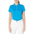 thumbnail image 2 of Callaway Women's Golf Short Sleeve Pique Open Mesh Polo Shirt, Medium Blue, Large, 2 of 2