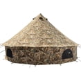 thumbnail image 3 of WHITEDUCK Regatta Canvas Bell Tent - w/StoveJack, Waterproof, 4 Season Luxury Camping and Glamping Yurt Tent Outdoor (16.5' (5M), Water Repellent, Realtree Edge), 3 of 6