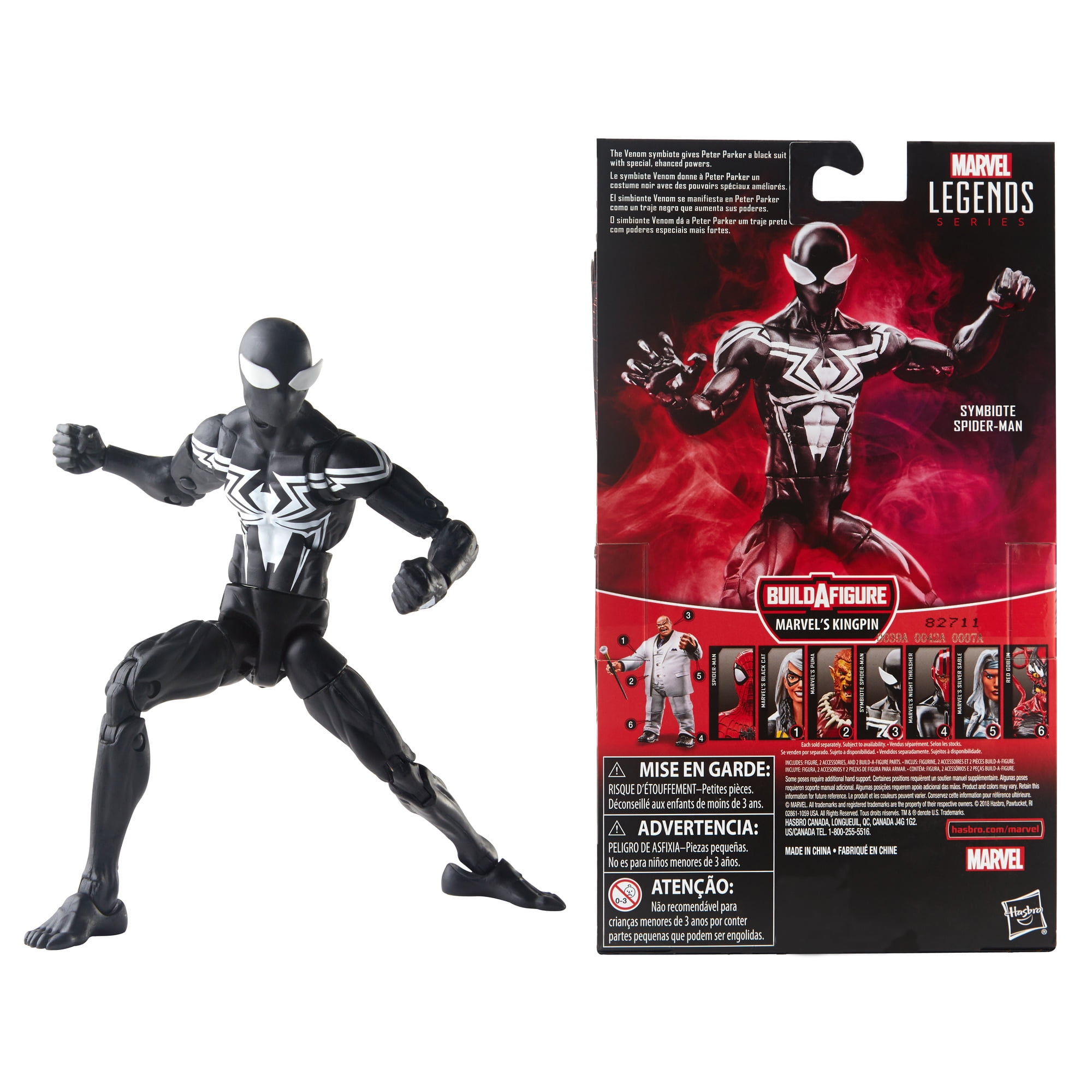 spider man symbiote marvel legends