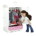 thumbnail image 5 of Emily Rose 18-Inch Doll Clothes Closet Large Armoire with 5 Hangers - Wish Crown Collection, 5 of 8