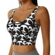 thumbnail image 2 of Fotbe Panda Sujetador Deportivo Largo sin Aros para Mujer con Almohadillas y Soporte Medio, Transpirable y Absorbente, Camiseta Tipo Chaleco o Tank Top-Large, 2 of 8