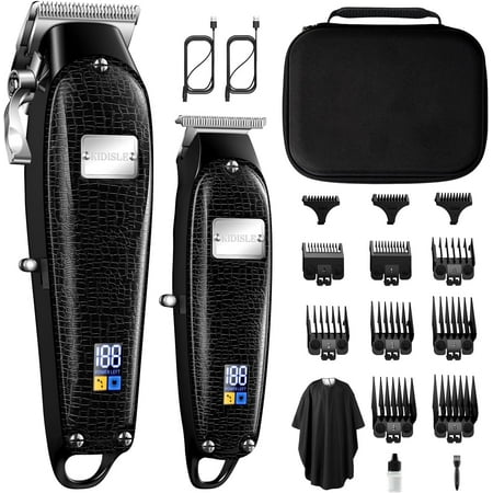 Hair Clippers for Men + T-Blade Barber Clippers, Precise Clippers for Hair Cutting, Cordless Hair Clippers, Led Display, Professional Hair Clippers
