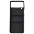 thumbnail image 2 of Open Box Samsung Official Flap Leather Cover Luxury Case for Galaxy Z Flip4 - Black, 2 of 3