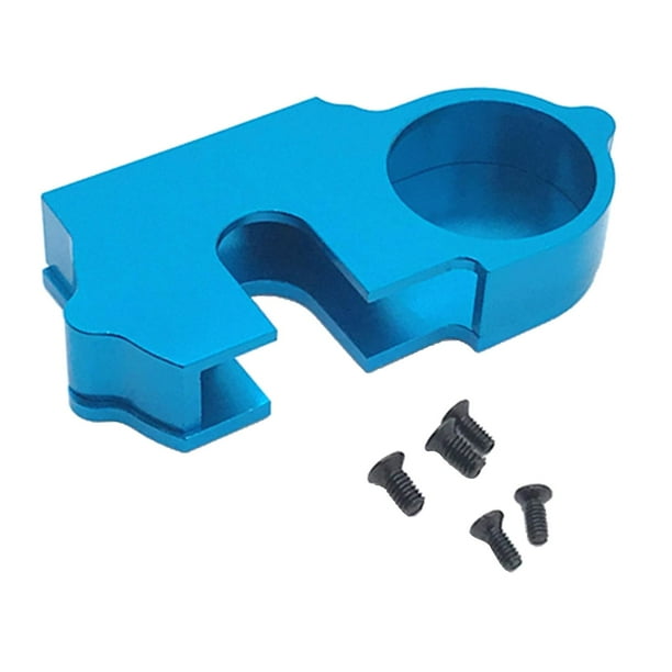 Cubiertas superiores e inferiores de engranaje de desaceleración de metal duradero para WLtoys 1/12 124019 Azul