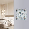 thumbnail image 5 of Haosy Light Switch Cover Plate 3 Gang Electrical Outlet Covers Mallard Ducks on Water Decorate Wall Plate 4.56”x4.48”, 5 of 8