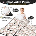 thumbnail image 3 of White Christmas Gnome Pattern Toddler Nap Mats for Kids Preschool,50"x20" Sleeping Mat Bag or Kids,Toddler Sleeping Bag,Toddler Nap Mat or Daycare, 3 of 6