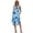 Blue Palm Tree, variant on American Flag Summer Dresses for Women Casual Sleeveless Sundress with Pockets Asymmetrical Hem A Line Swing Tshirt Dress Fashion Tank Dresses for Women Summer Clothes